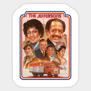 the jeffersons Sticker